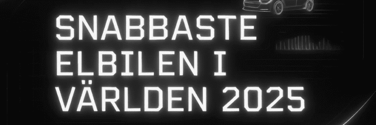 Snabbaste elbilarna